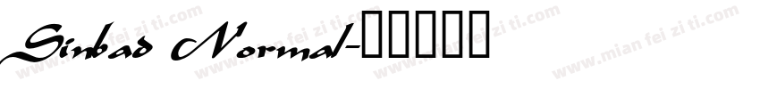 Sinbad Normal字体转换